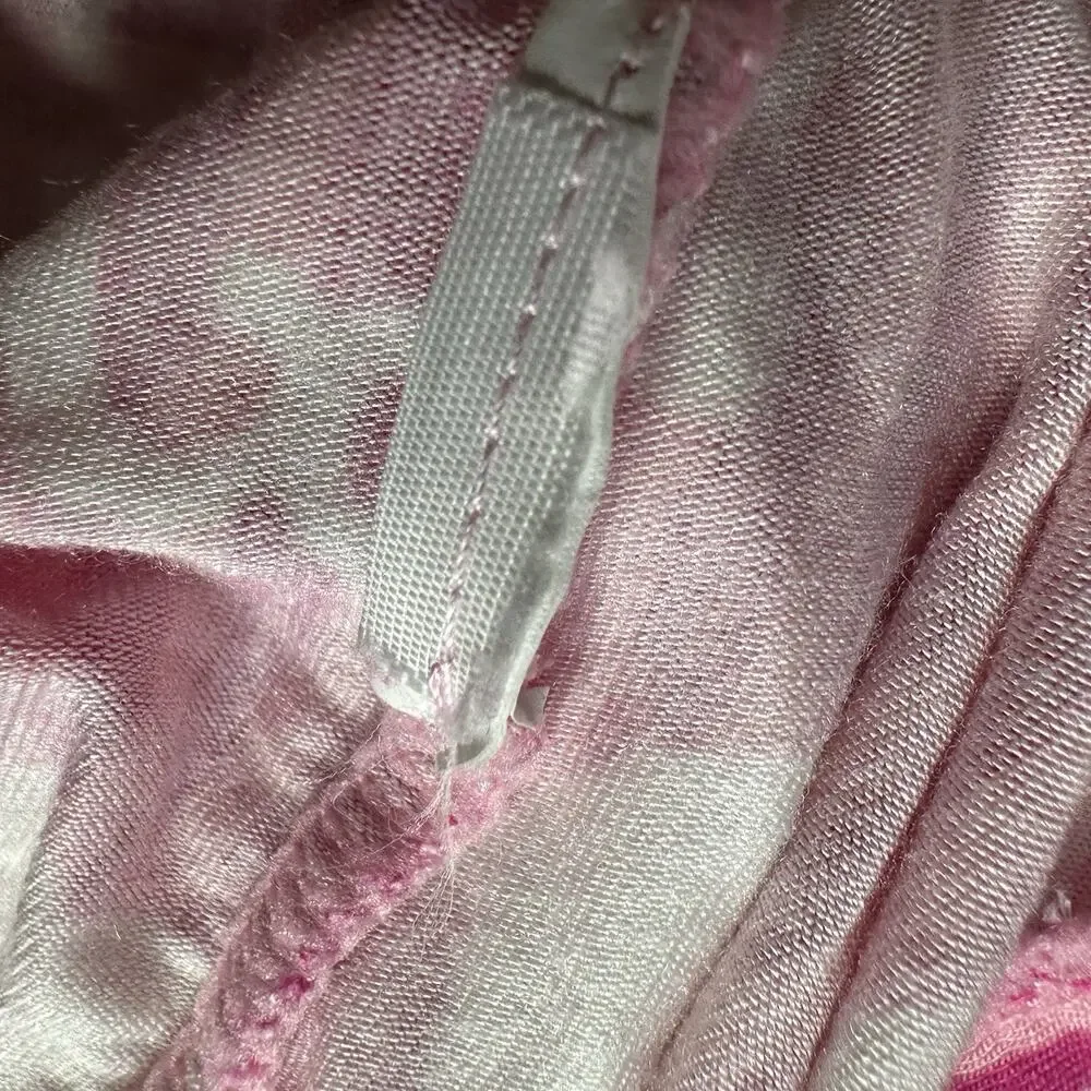 kate spade pink striped elephant button up pajama top Size M